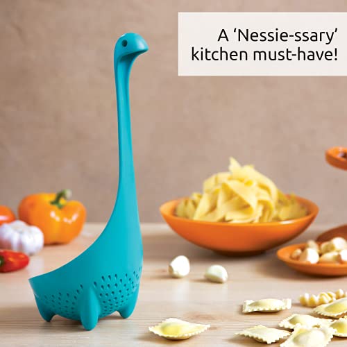 OTOTO Mamma Nessie Colander Spoon - Vegetable & Fruit Kitchen Strainer - Cooking Gadgets Pasta & Noodle Strainers for Kitchen - Small Kitchen Strainer - Dishwasher Safe & Food Grade Colander Strainer