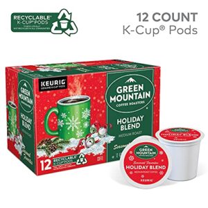 Green Mountain Coffee Roasters K-Cups, Holiday Blend, 12 Count