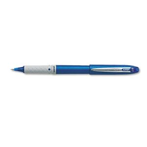 uni-ball 60709 grip roller ball pen blue ink fine dozen