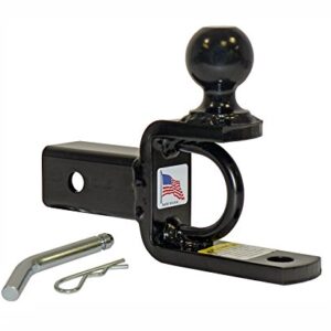 ATV/UTV Ball Mount for 2 Inch Receivers with 2 Inch Hitch Ball - Made in U.S.A.