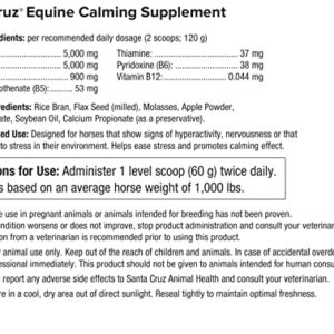 UltraCruz - sc-395986 Equine Calming Supplement for Horses, 6 lb, Pellet (20 Day Supply)