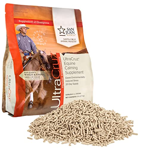 UltraCruz - sc-395986 Equine Calming Supplement for Horses, 6 lb, Pellet (20 Day Supply)