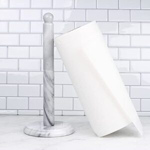 RSVP International Kitchen Collection Countertop Paper Towel Holder, Marble 5.13 x 12.75