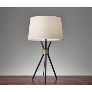 Adesso 3834-01 Benson 25.5" Table Lamp, Black, Smart Outlet Compatible