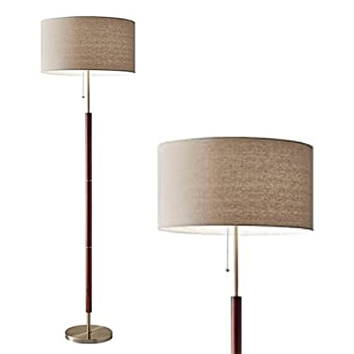 Adesso 3377-15, Floor Lamp, Walnut