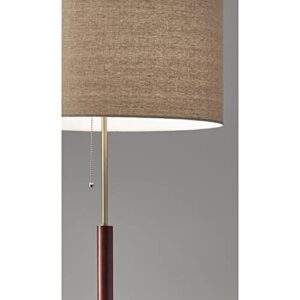 Adesso 3377-15, Floor Lamp, Walnut