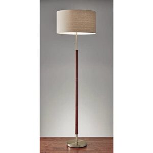 Adesso 3377-15, Floor Lamp, Walnut