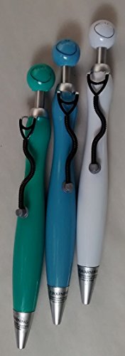 Smiley Stethoscope Ballpoint Ink Pen - Pack of 3