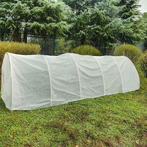 Agfabric Plant Covers Freeze Protection 10'x50' 0.55oz Frost Blankets for Plants Plant Frost Protection Covers Garden Winter Frost Pests Protection,White