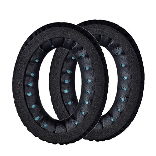 Replacement Earpads, Mudder 2 Pieces Foam Ear Pad - Cushion Repair for Bose Quietcomfort 2/15/ 25, Ae2, Ae2i - Black