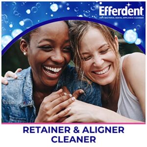 Efferdent Retainer Cleaning Tablets, Denture Cleaning Tablets for Dental Appliances, Minty Fresh & Clean, 44 Count