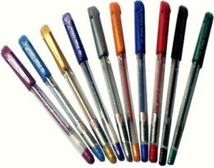 xtra sparkle glitter gel 10 colours xtra sparkle gel pen by flair (pack of two = 20 pens)