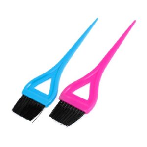 uxcell a13060700ux0708 2pcs blue purple plastic handle air conditioner flow vent brush for car