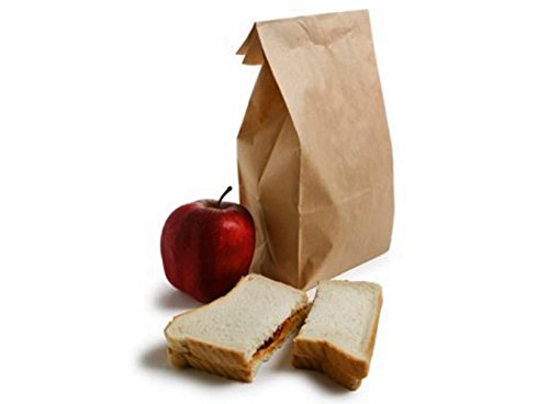 Green Direct GDLB-100 Perfect Brown Durable Paper Lunch Bag for All Ages (Pack of 100)