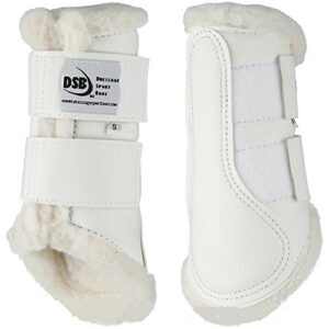 dressage sport boot color: white, size: xl (dsbxlw)