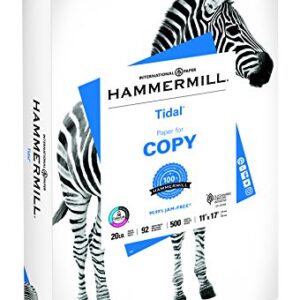 Hammermill Tidal MP Copy/Laser/Inkjet Paper, 92 Brightness, 20lb, 11 x 17, 500 Sheets