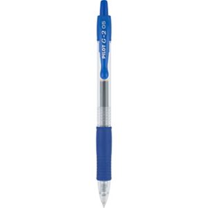 PILOT G2 Premium Refillable and Retractable Rolling Ball Gel Pens, Extra Fine Point, Blue Ink, 12-Pack (31003)