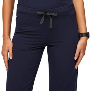FIGS Livingston Basic Scrub Pants for Women – Navy Blue, L