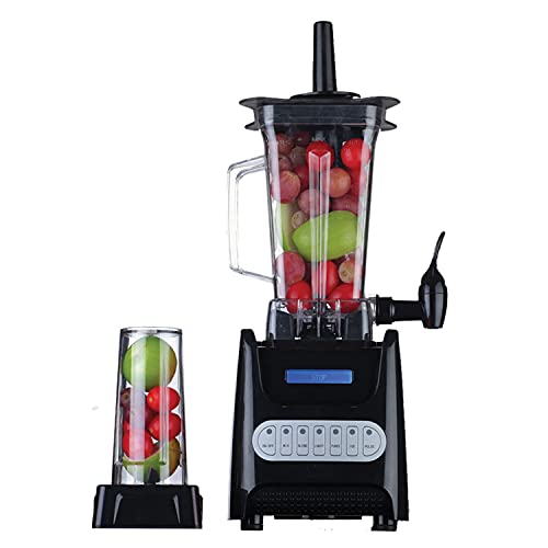 Ovente Kitchen Countertop Blender with Dispenser Stainless Steel Blade & 1.5L BPA-Free Portable Easy Clean Jar, 1000 Watt Base Powered Electric Mixer for Smoothie Protein Shakes, Black BLH1000B