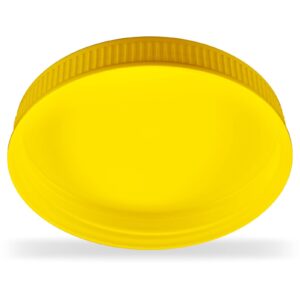 Carlisle FoodService Products Stor N' Pour Plastic Replacement Cap, Container Cap, Bar Supplies With Color Cordinated For Bar, 3.5 Diameter, Assorted, (Pack of 12)