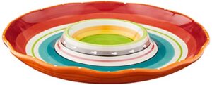 certified international mariachi chip and dip serving set, 13.5", multicolor