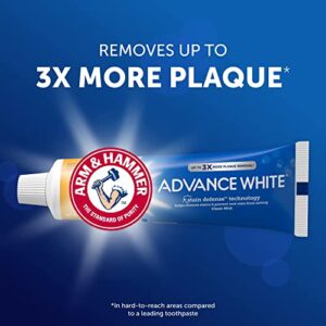 Arm & Hammer Advance White Extreme Whitening Toothpaste Clean Mint - 6 Oz- Pack of 4