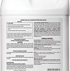 Harris Toughest Bed Bug Killer, Liquid Spray with Odorless and Non-Staining Extended Residual Kill Formula (Gallon)