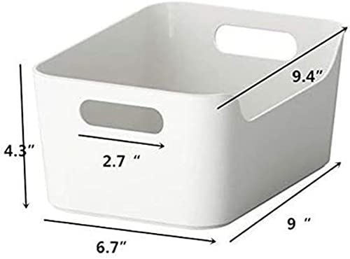 IKEA 301.550.19 VARIERA Convenient Kitchen Open Storage Box, High Gloss White, Easy to Carry and Take Out of Your Kitchen Drawers or Shelves Since it Has Two Grip-friendly Handles
