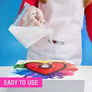 ArtResin - Epoxy Resin - Clear - Non-Toxic - 1 gal (0.5 gal Resin + 0.5 gal Hardener) (3.78L)