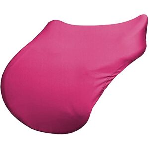 gatsby lycra english saddle cover hot pink