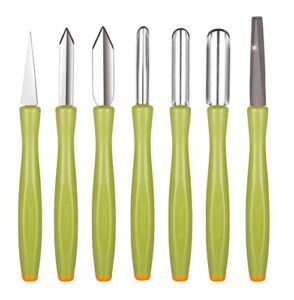 tescoma 422010.00 set of carving knife tools, for vegetables and fruits