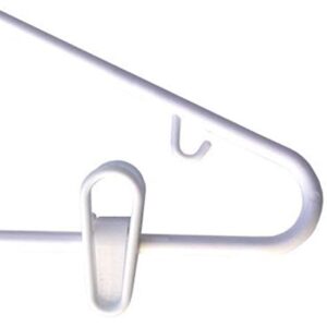 NAHANCO CLIP100 Plastic Tubular Hanger Clip (Pack of 100)