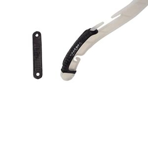 nahanco bns rubber non-slip grip strip for hangers, removable, 4", black (bulk pack of 1,000)