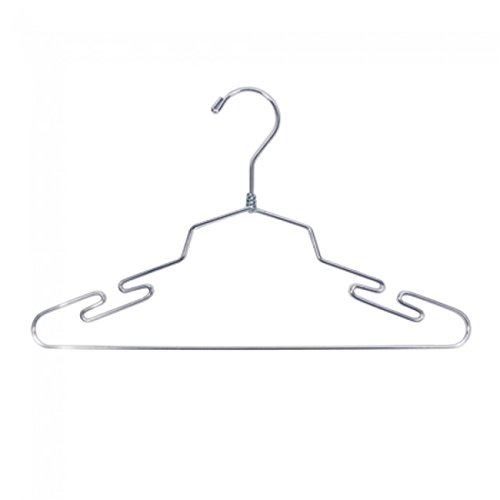 NAHANCO LIN16 High Polished Chrome Chic Lingerie Hanger, 16" (Pack of 100)