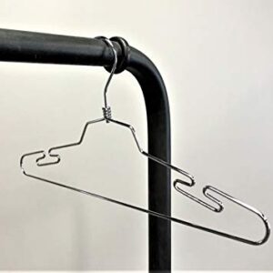 NAHANCO LIN16 High Polished Chrome Chic Lingerie Hanger, 16" (Pack of 100)