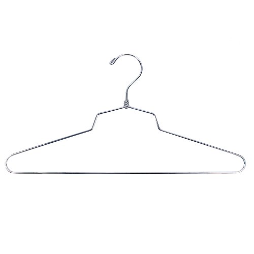 NAHANCO SLD-14 Chrome-Plated Shirt/Dress Hanger, 14" (Pack of 100)