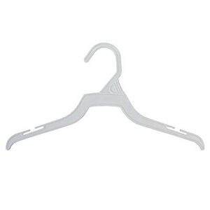 nahanco p12 plastic blouse/dress hangers, 12", white (pack of 500)
