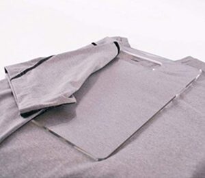 nahanco fb1304 clear acrylic shirt folding board, 9 1/2” x 14", pack of 1