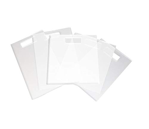 NAHANCO FB1304 Clear Acrylic Shirt Folding Board, 9 1/2” x 14", Pack of 1