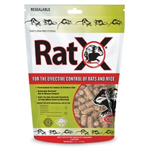 ecoclear products 620100-6d ratx all-natural for all speices rat and mouse, 8 oz. bag