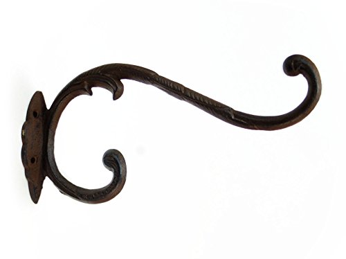 Upper Deck Cast Iron Victorian Style Double Hook