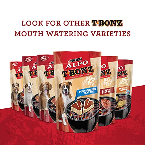 Purina ALPO Made in USA Facilities Dog Treats, TBonz Porterhouse Flavor - 45 oz. Pouch