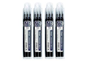 pilot 2 x frixion gel ink pen refill-0.7mm-black-pack of 3x2pack value set