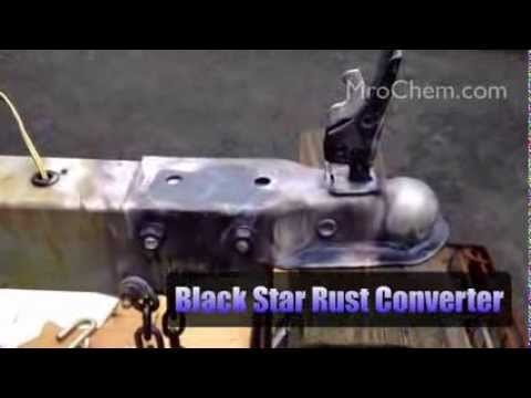 MRO Chem Black Star Rust Converter - Converts Rust on Any Steel Surface - 1 Gallon