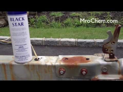 MRO Chem Black Star Rust Converter - Converts Rust on Any Steel Surface - 1 Gallon