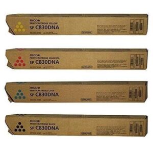 Ricoh 821181, 821182, 821183, 821184 Standard Yield Toner Cartridge Set - Ricoh Aficio SP C830DN