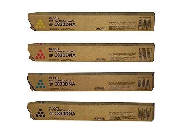 Ricoh 821181, 821182, 821183, 821184 Standard Yield Toner Cartridge Set - Ricoh Aficio SP C830DN