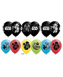 star wars latex balloons ~ package of 12