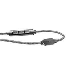 v-moda speakeasy 3-button reinforced cable (gray) - vc-3sz-grey
