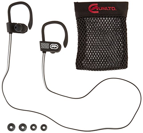 ECKO Unlimited EKU-RNR2-BK Bluetooth Runner2 Ear Hook Earbuds with Microphone, Black